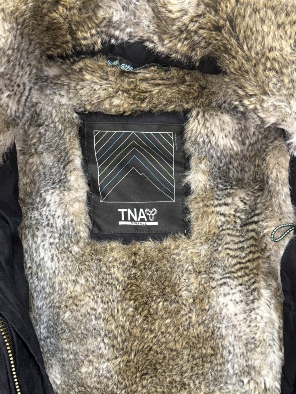 TNA Black Chamonix Parka - Size XS - Picture 2 of 2